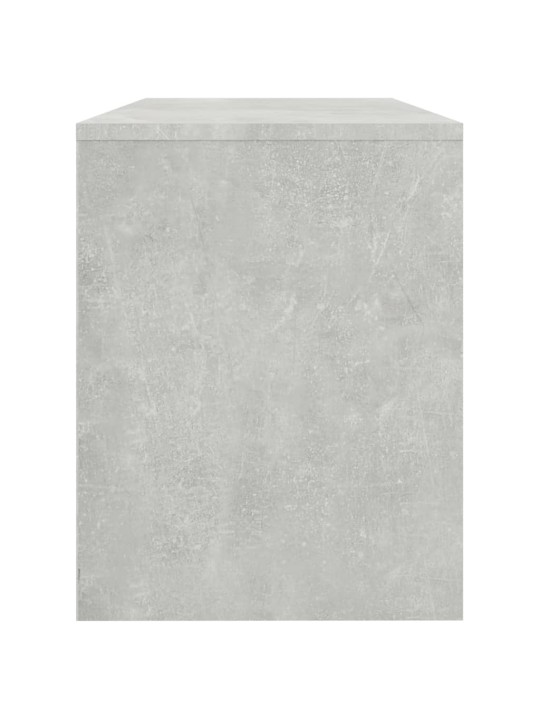 Stolička k toaletnímu stolku betonově šedá 70x35x45 cm kompozit