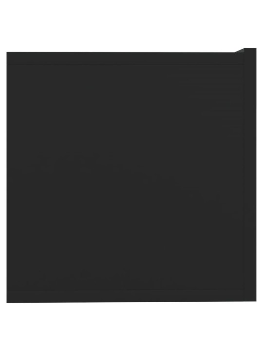 TV skříňky 2 ks černé 80 x 30 x 30 cm kompozitní dřevo