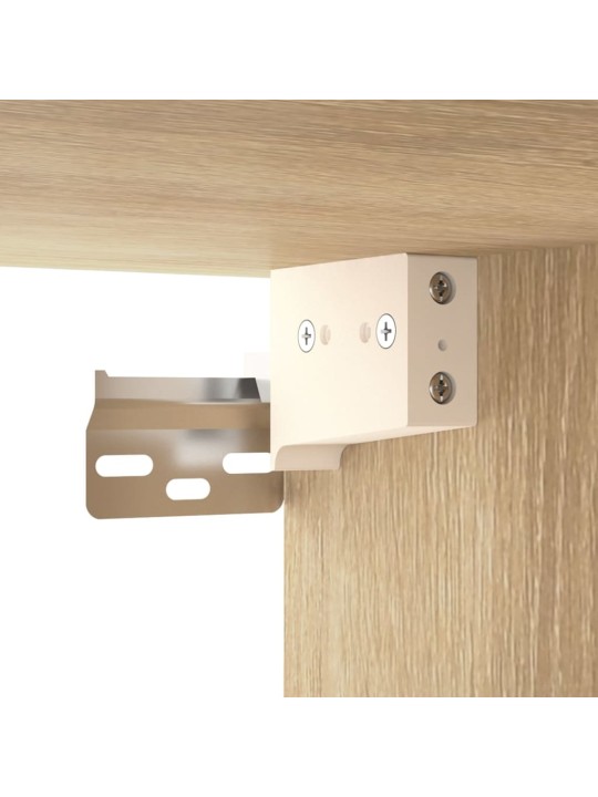 TV skříňky 2 ks dub sonoma 80x30x30 cm kompozitní dřevo