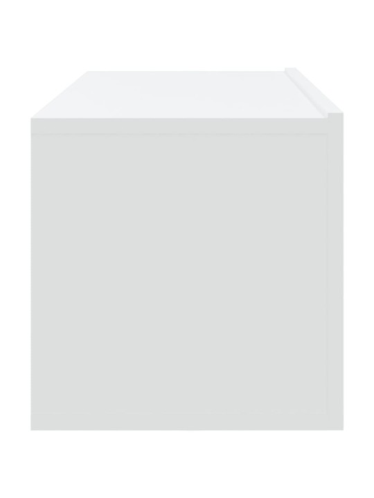 Nástěnné TV skříňky 2 ks bílé 100x30x30 cm kompozitní dřevo