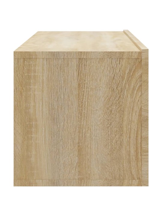 Nástěnné TV skříňky 2 ks dub sonoma 100x30x30 cm