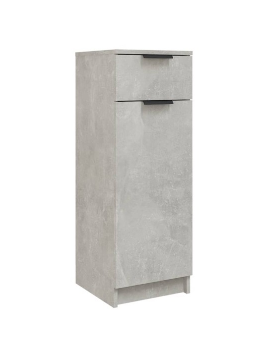 Koupelnová skříňka betonově šedá 32x34x90 cm kompozitní dřevo