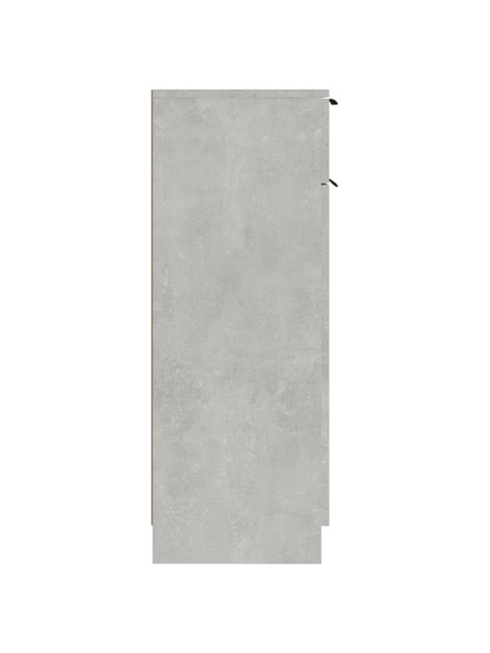 Koupelnová skříňka betonově šedá 32x34x90 cm kompozitní dřevo