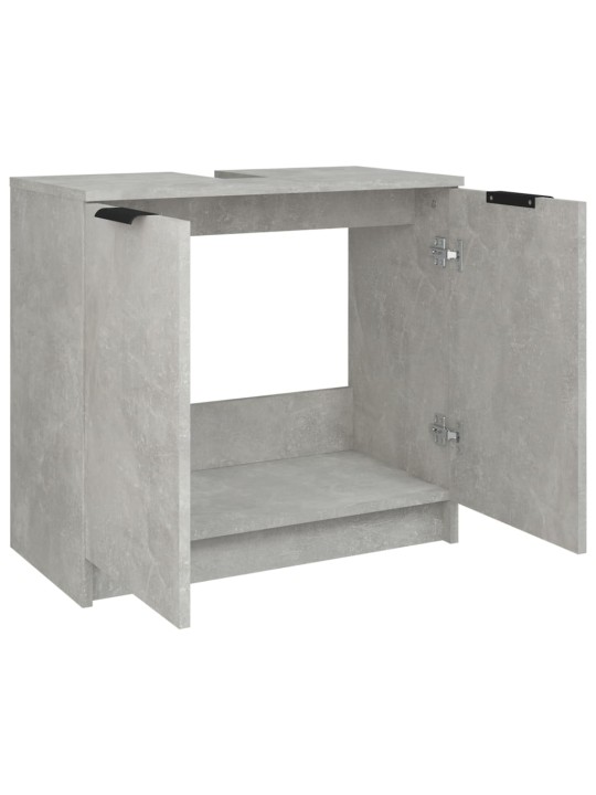 Koupelnová skříňka betonově šedá 64,5 x 33,5 x 59 cm kompozit
