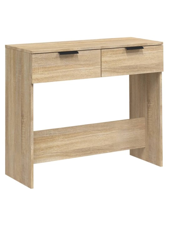 Konzolový stolek dub sonoma 90 x 36 x 75 cm kompozitní dřevo