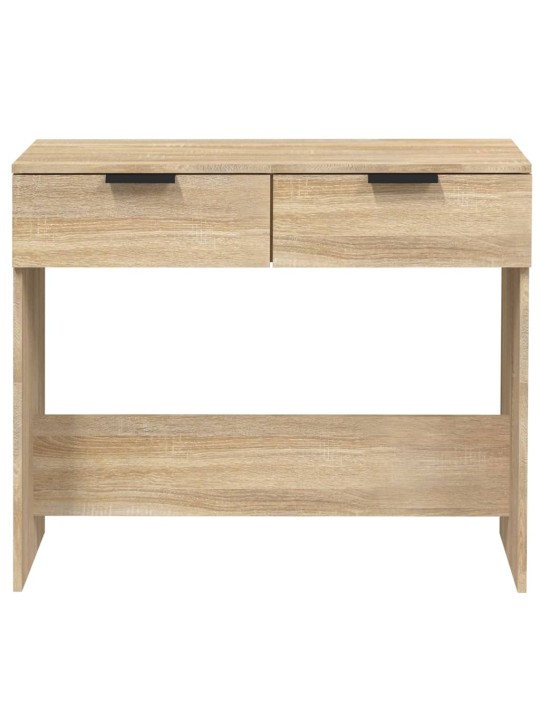 Konzolový stolek dub sonoma 90 x 36 x 75 cm kompozitní dřevo