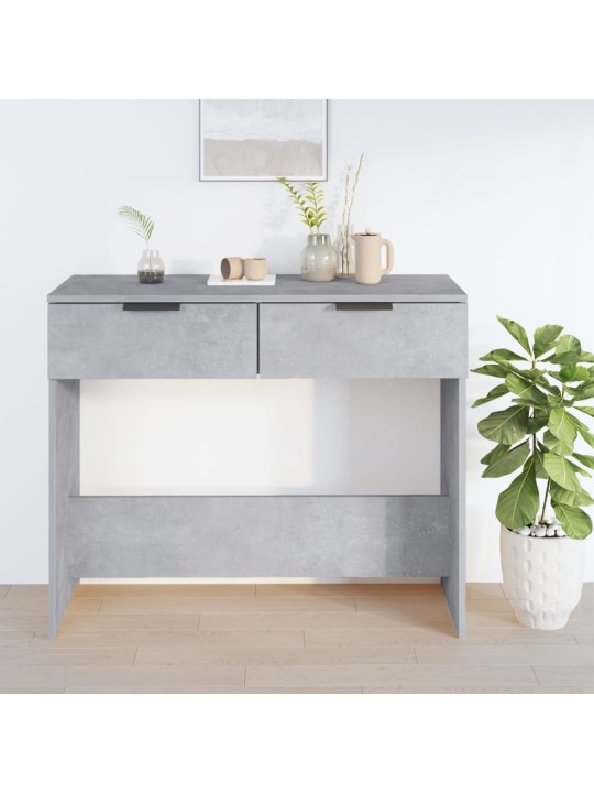 Konzolový stolek betonově šedý 90 x 36 x 75 cm kompozitní dřevo