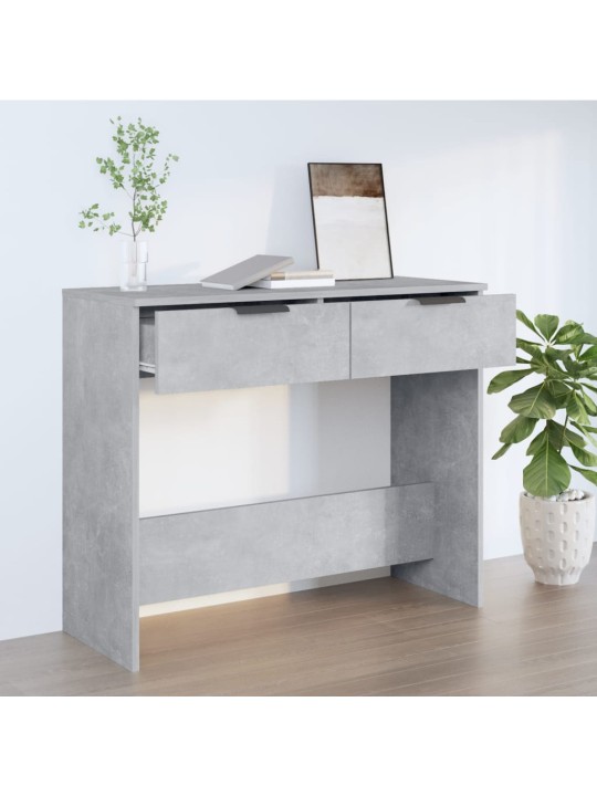 Konzolový stolek betonově šedý 90 x 36 x 75 cm kompozitní dřevo