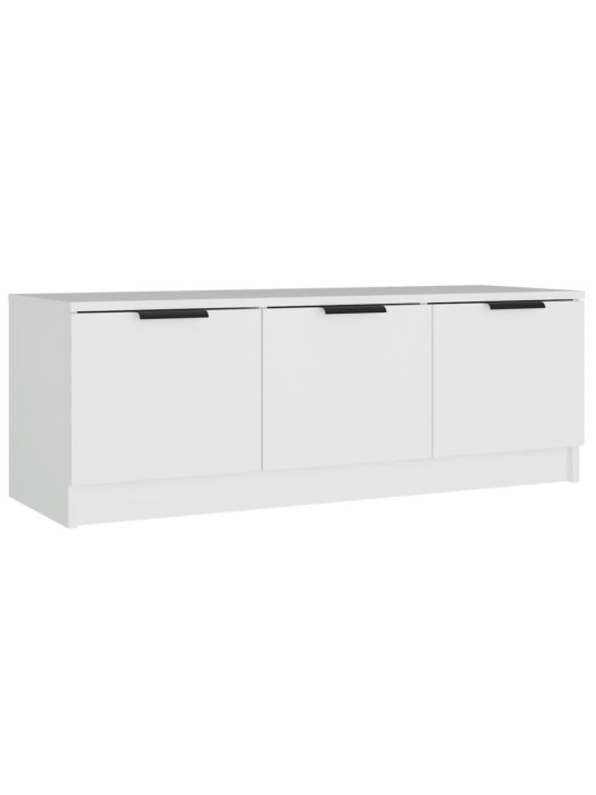 TV skříňka bílá 102 x 35 x 36,5 cm kompozitní dřevo