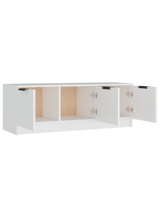 TV skříňka bílá 102 x 35 x 36,5 cm kompozitní dřevo