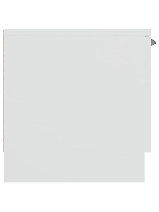 TV skříňka bílá 102 x 35 x 36,5 cm kompozitní dřevo
