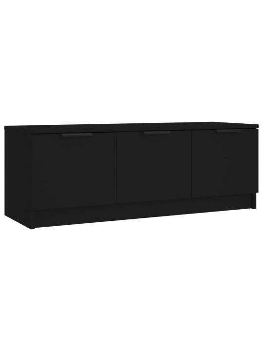 TV skříňka černá 102 x 35 x 36,5 cm kompozitní dřevo
