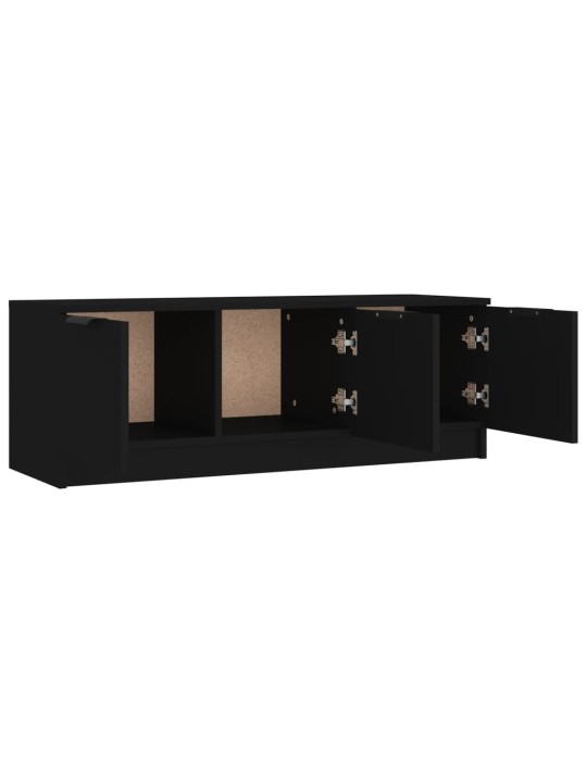 TV skříňka černá 102 x 35 x 36,5 cm kompozitní dřevo