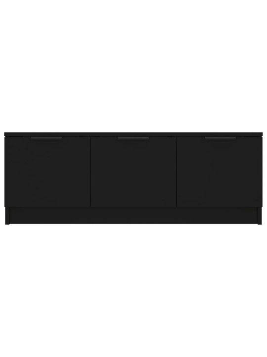 TV skříňka černá 102 x 35 x 36,5 cm kompozitní dřevo