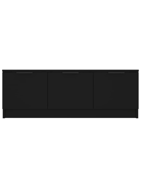 TV skříňka černá 102 x 35 x 36,5 cm kompozitní dřevo
