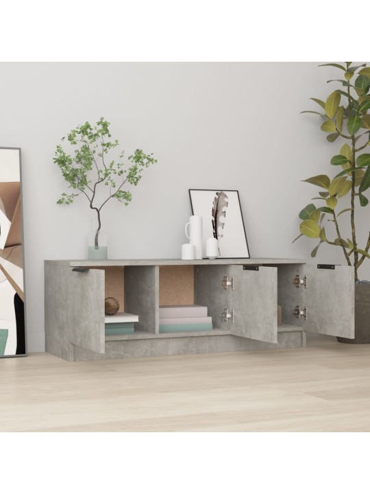 TV skříňka betonově šedá 102 x 35 x 36,5 cm kompozitní dřevo