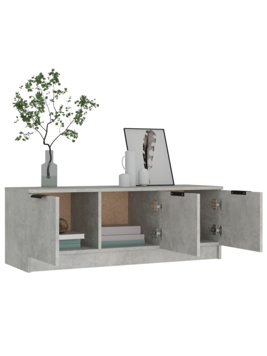 TV skříňka betonově šedá 102 x 35 x 36,5 cm kompozitní dřevo