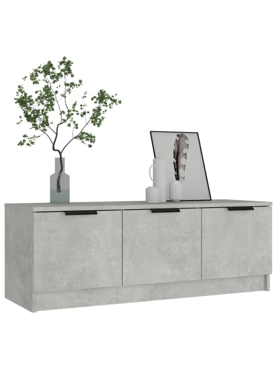 TV skříňka betonově šedá 102 x 35 x 36,5 cm kompozitní dřevo