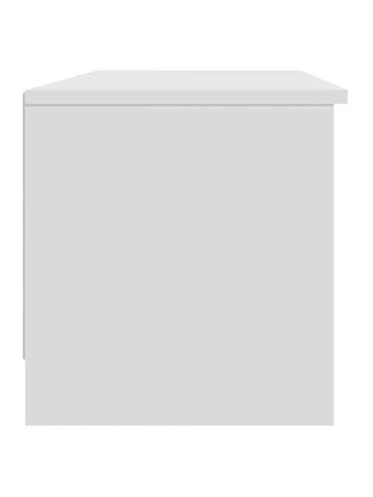 TV skříňka bílá 102 x 35,5 x 36,5 cm kompozitní dřevo