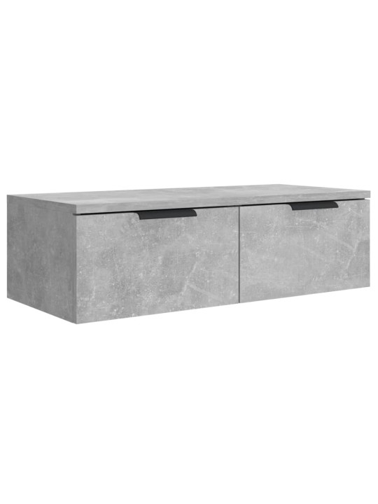 Nástěnná skříňka betonově šedá 68 x 30 x 20 cm kompozitní dřevo