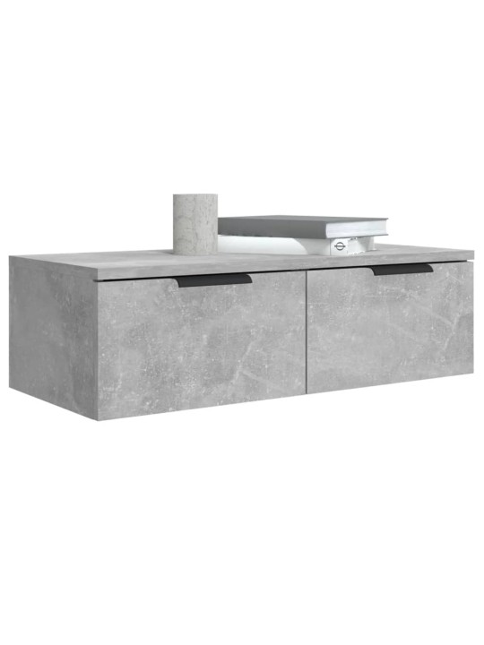 Nástěnná skříňka betonově šedá 68 x 30 x 20 cm kompozitní dřevo