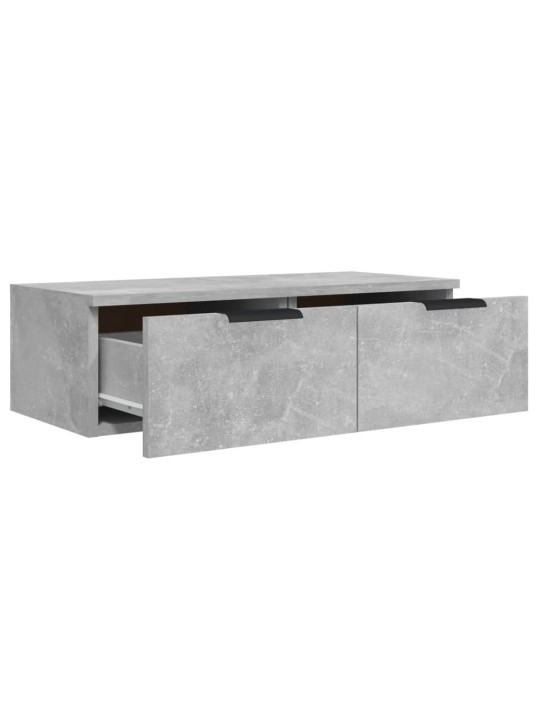 Nástěnná skříňka betonově šedá 68 x 30 x 20 cm kompozitní dřevo