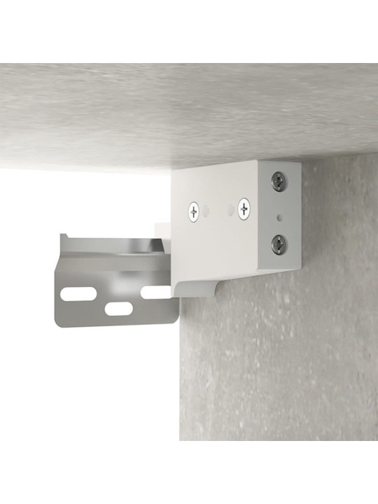 Nástěnná skříňka betonově šedá 68 x 30 x 20 cm kompozitní dřevo