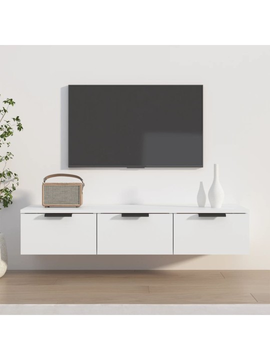 Nástěnná skříňka bílá 102 x 30 x 20 cm kompozitní dřevo