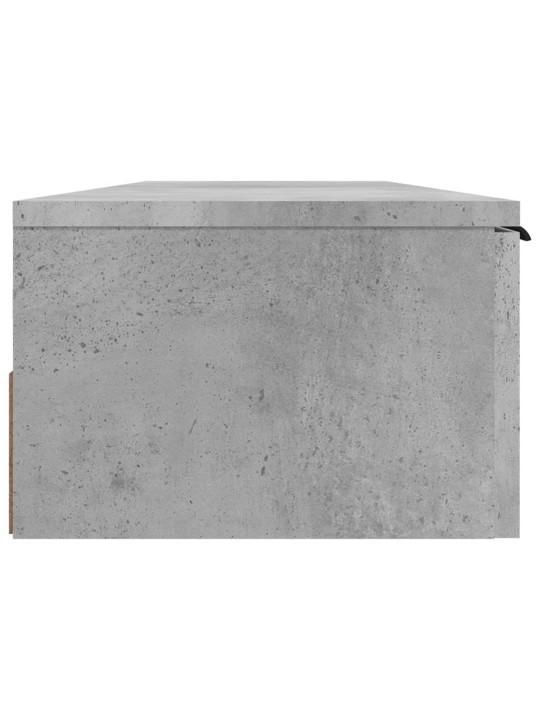 Nástěnná skříňka betonově šedá 102x30x20 cm kompozitní dřevo
