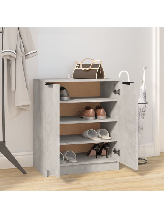 Botník betonově šedý 59 x 35 x 70 cm kompozitní dřevo
