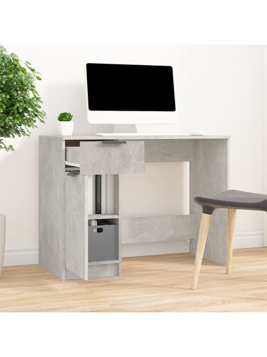 Psací stůl betonově šedý 100 x 50 x 75 cm kompozitní dřevo