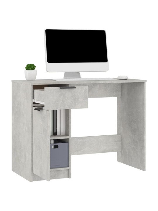Psací stůl betonově šedý 100 x 50 x 75 cm kompozitní dřevo