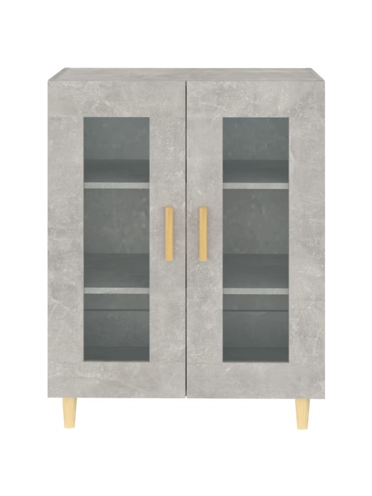 Příborník betonově šedý 69,5 x 34 x 90 cm kompozitní dřevo