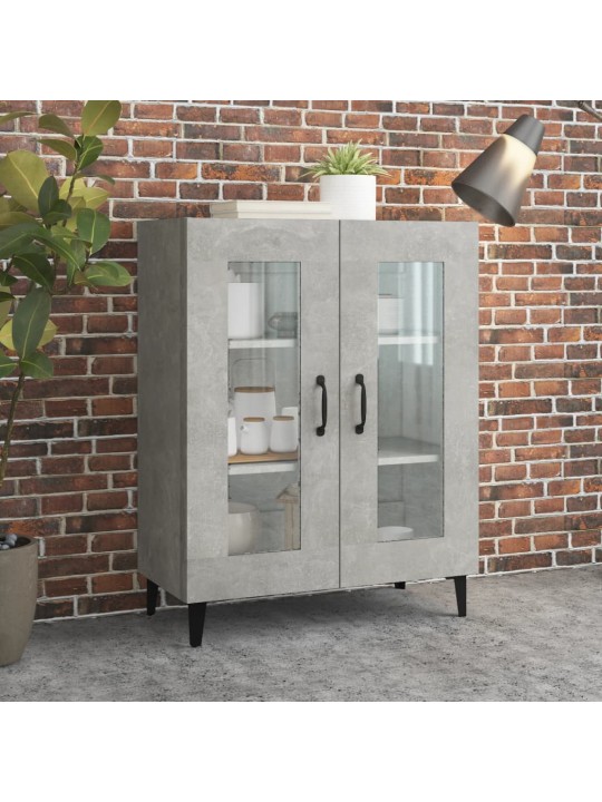 Příborník betonově šedý 69,5 x 34 x 90 cm kompozitní dřevo