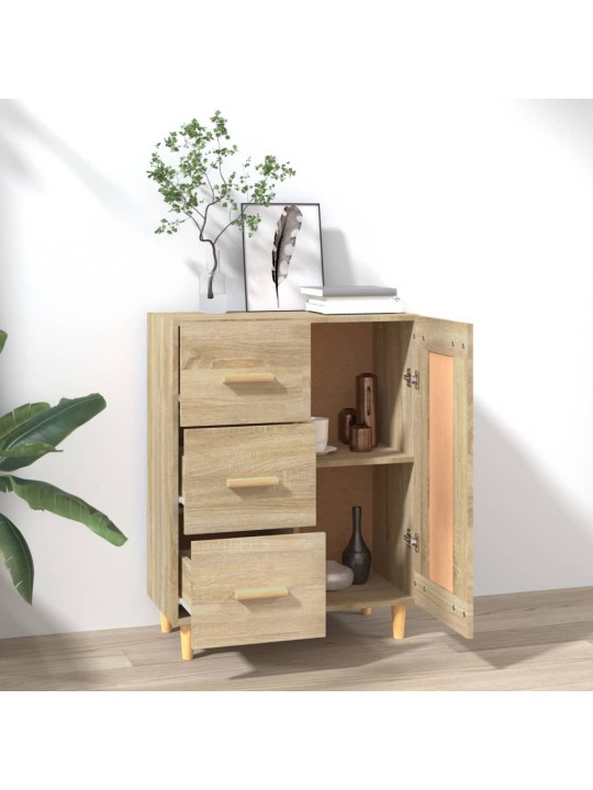 Příborník dub sonoma 69,5 x 34 x 90 cm kompozitní dřevo