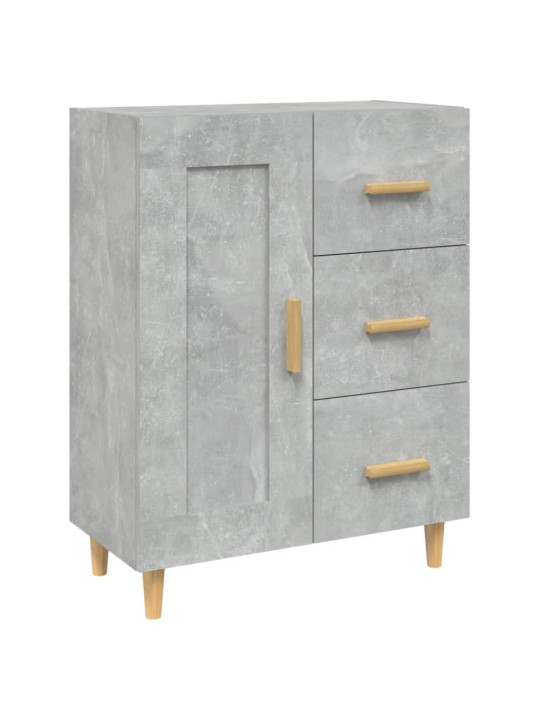 Příborník betonově šedý 69,5 x 34 x 90 cm kompozitní dřevo