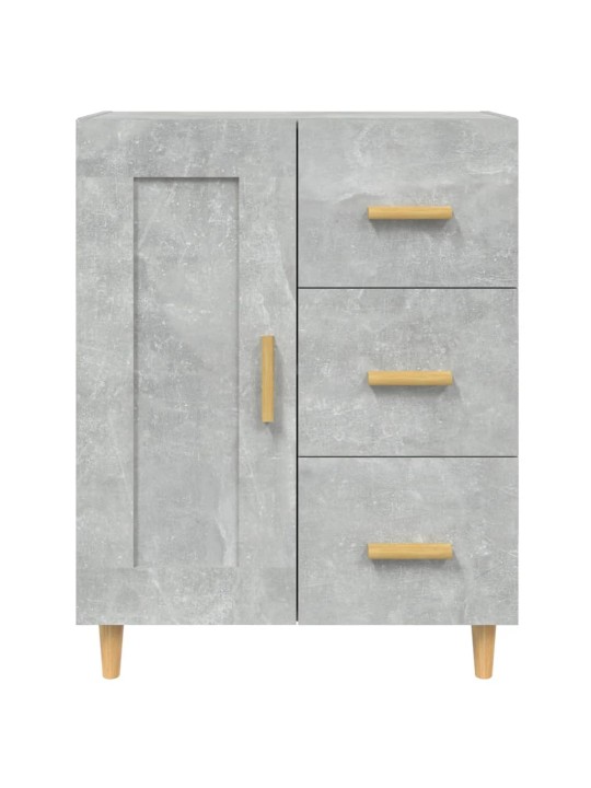 Příborník betonově šedý 69,5 x 34 x 90 cm kompozitní dřevo