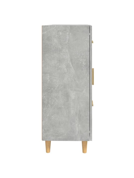 Příborník betonově šedý 69,5 x 34 x 90 cm kompozitní dřevo