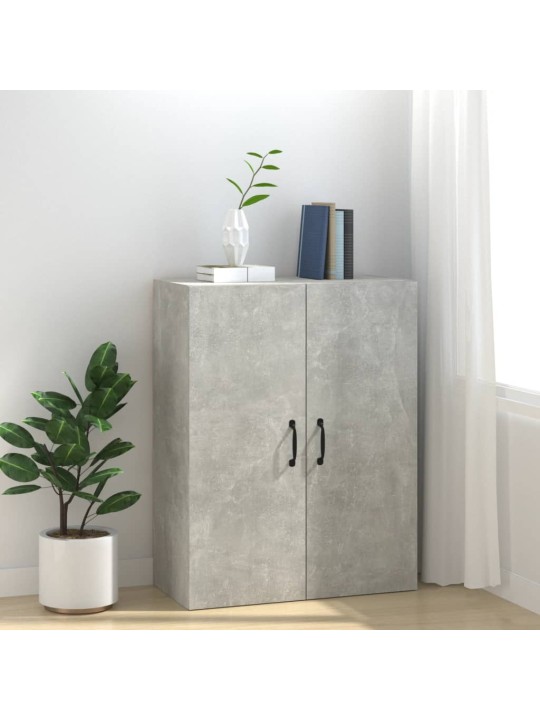 Závěsná skříňka betonově šedá 69,5x34x90 cm kompozitní dřevo
