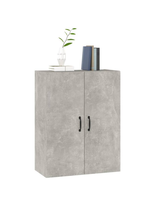 Závěsná skříňka betonově šedá 69,5x34x90 cm kompozitní dřevo
