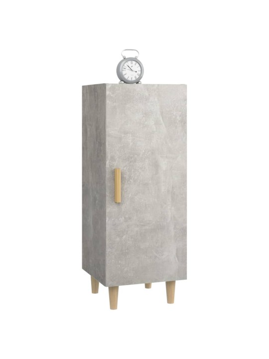 Příborník betonově šedý 34,5 x 34 x 90 cm kompozitní dřevo
