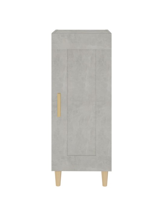 Příborník betonově šedý 34,5 x 34 x 90 cm kompozitní dřevo