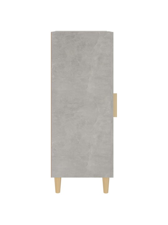 Příborník betonově šedý 34,5 x 34 x 90 cm kompozitní dřevo