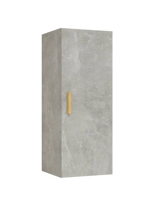 Nástěnná skříňka betonově šedá 34,5x34x90 cm kompozitní dřevo