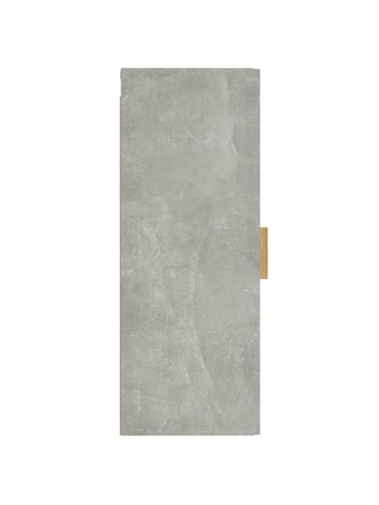 Nástěnná skříňka betonově šedá 34,5x34x90 cm kompozitní dřevo