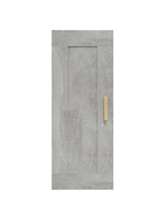Nástěnná skříňka betonově šedá 35 x 34 x 90 cm kompozitní dřevo