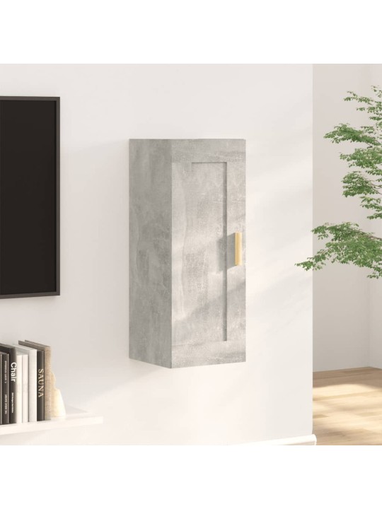 Nástěnná skříňka betonově šedá 35 x 34 x 90 cm kompozitní dřevo