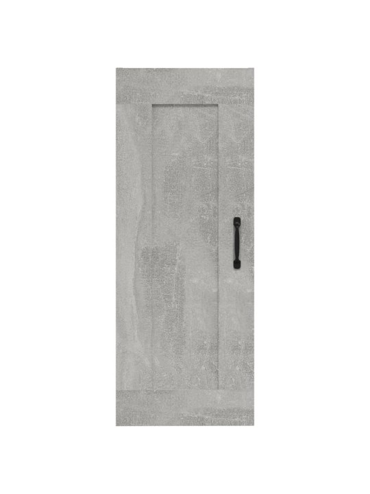 Závěsná skříňka betonově šedá 35 x 34 x 90 cm kompozitní dřevo