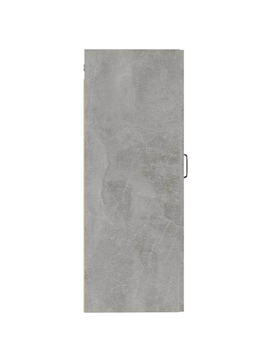 Závěsná skříňka betonově šedá 35 x 34 x 90 cm kompozitní dřevo