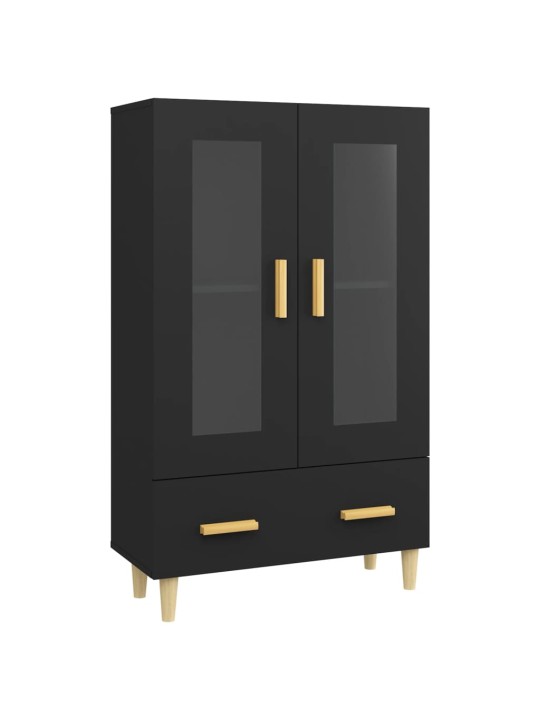 Highboard černý 70 x 31 x 115 cm kompozitní dřevo